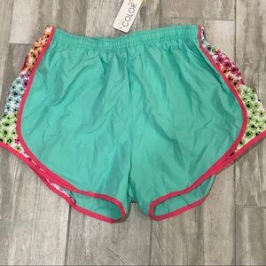 ALL FOR COLOR Girls Running Shorts